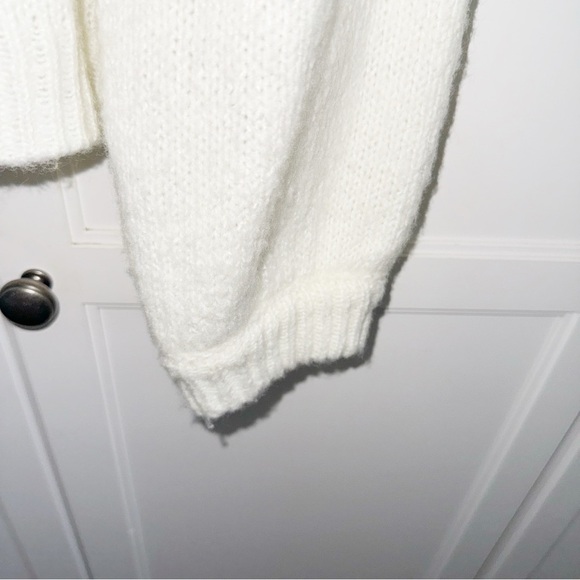 Lascana Venus Color Block Sweater Cream/Blue Stripe Sz Medium - Picture 6 of 13